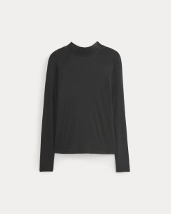 Alternative view of Tie-Neck Top in Butterluxe | Black