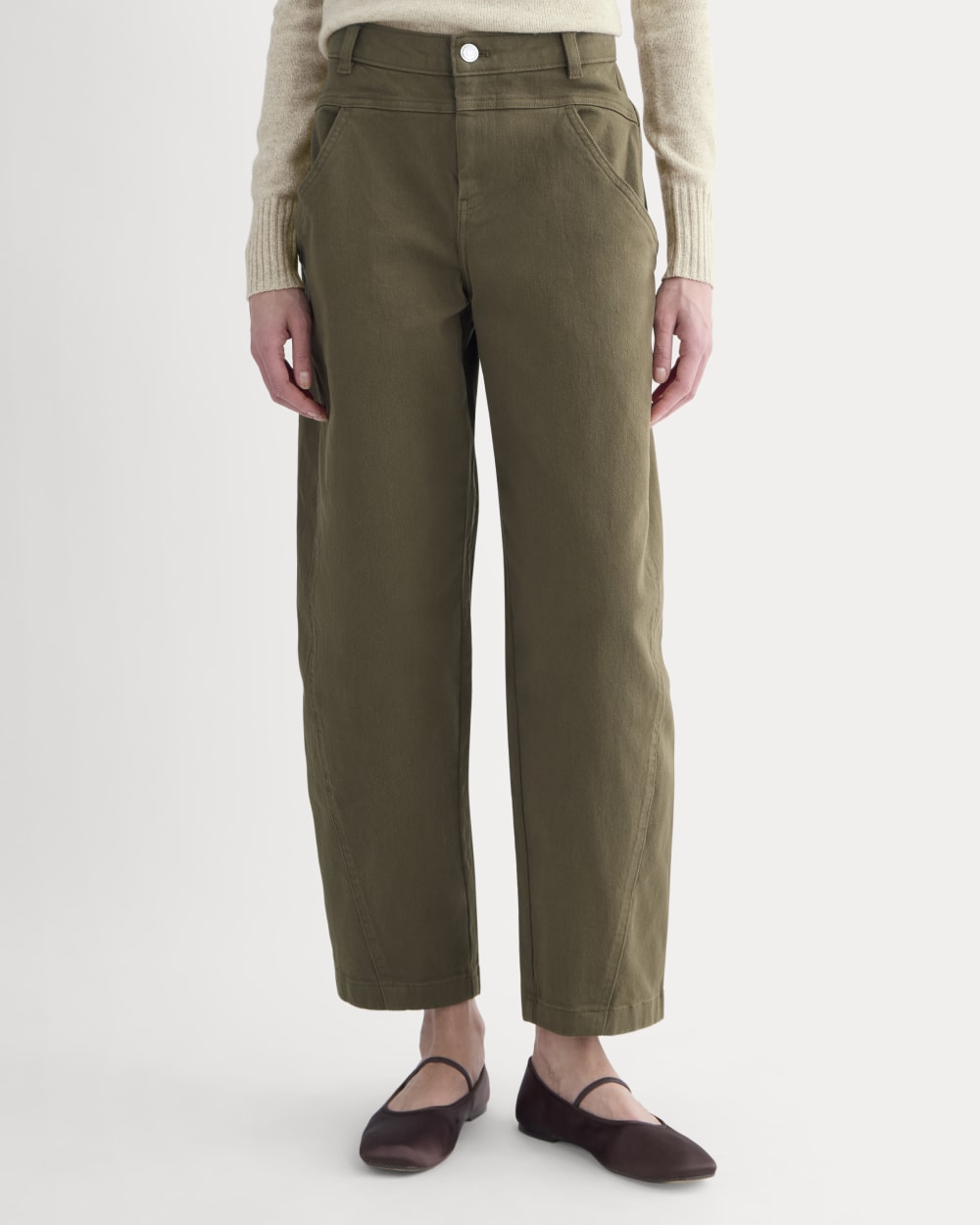 Double-Stitch Barrel Pant | Beech - Image 3
