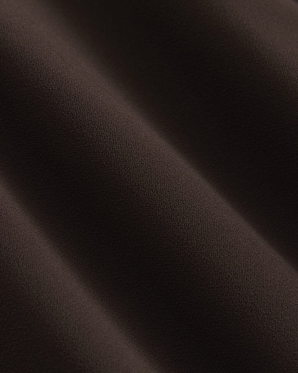 Drapey Crepe Pant | Dark Chocolate - Image 6