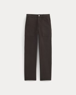 Alternative view of Utility Column Pant | Dark Chocolate