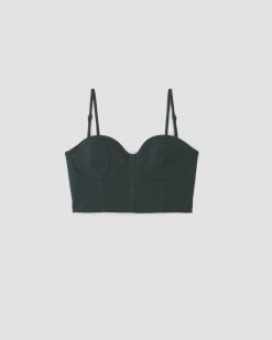Alternative view of The Structured Cotton Bustier | Scarab