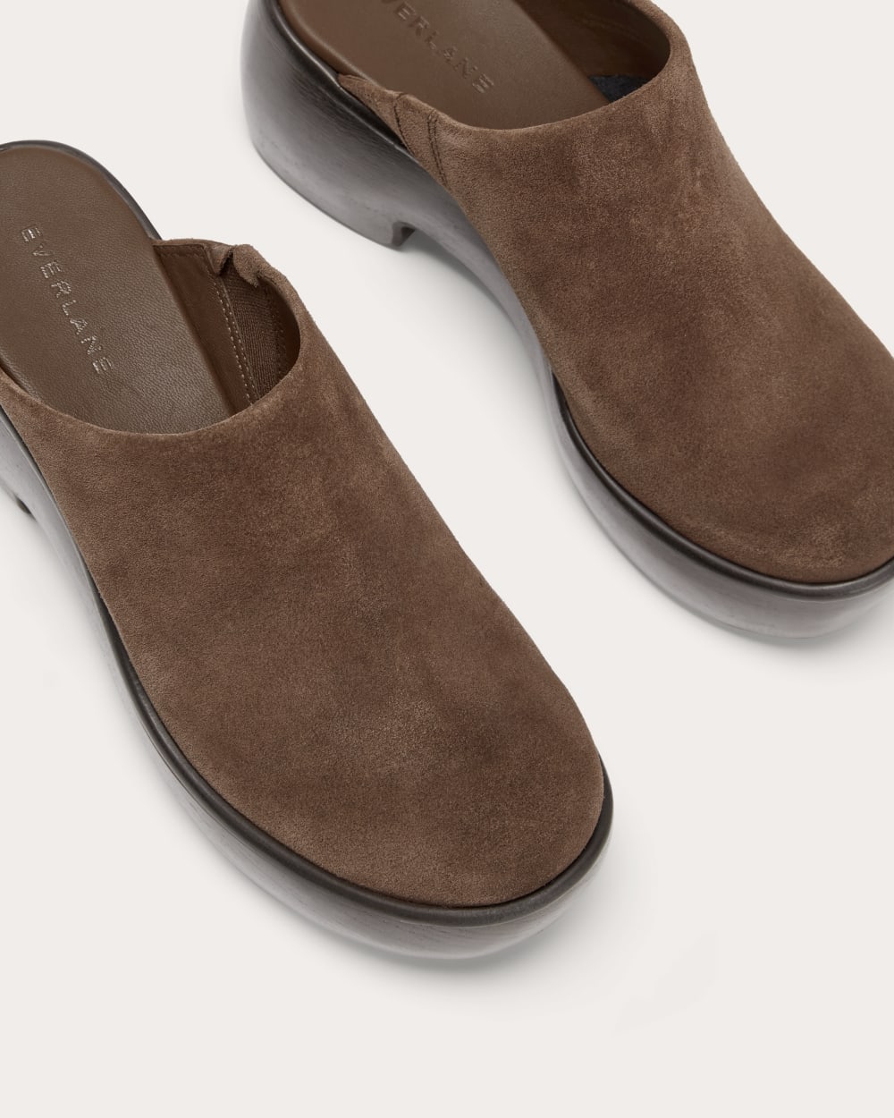 The Wooden Puffa Clog | Dark Umber Suede - Image 7