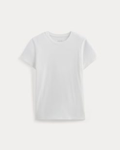 Alternative view of The Slim Crew in Essential Cotton | White