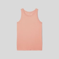 Alternative view of The Tank in Essential Cotton | Light Rose