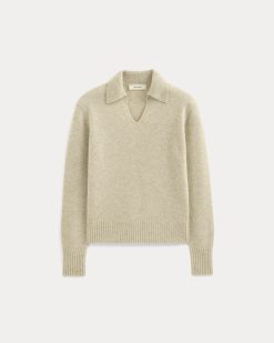 Alternative view of Cashmere Polo Sweater | Canvas