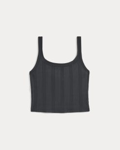 Alternative view of Lounge Rib Tank | Navy
