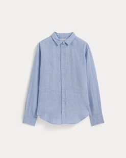 Alternative view of The Must-Have Shirt in Linen | Light Blue