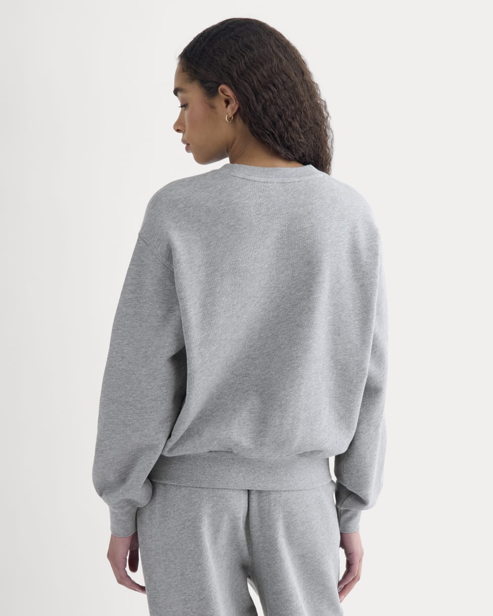 Lightweight Terry Blouson Crew | Vintage Heather Grey - Image 5