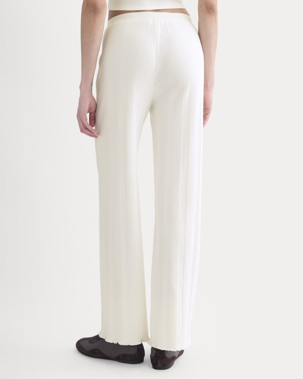 Lounge Rib Pant | Bone - Image 5