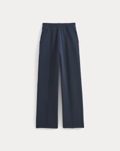 Alternative view of Lightweight Terry Pintuck Sweatpant | Navy