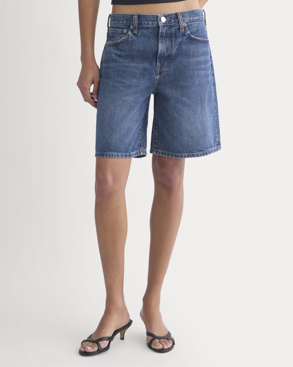 Loose Jean Short | Dark Wash - Image 4
