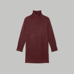 Alternative view of The Cozy Stretch Turtleneck Dress | Brandy