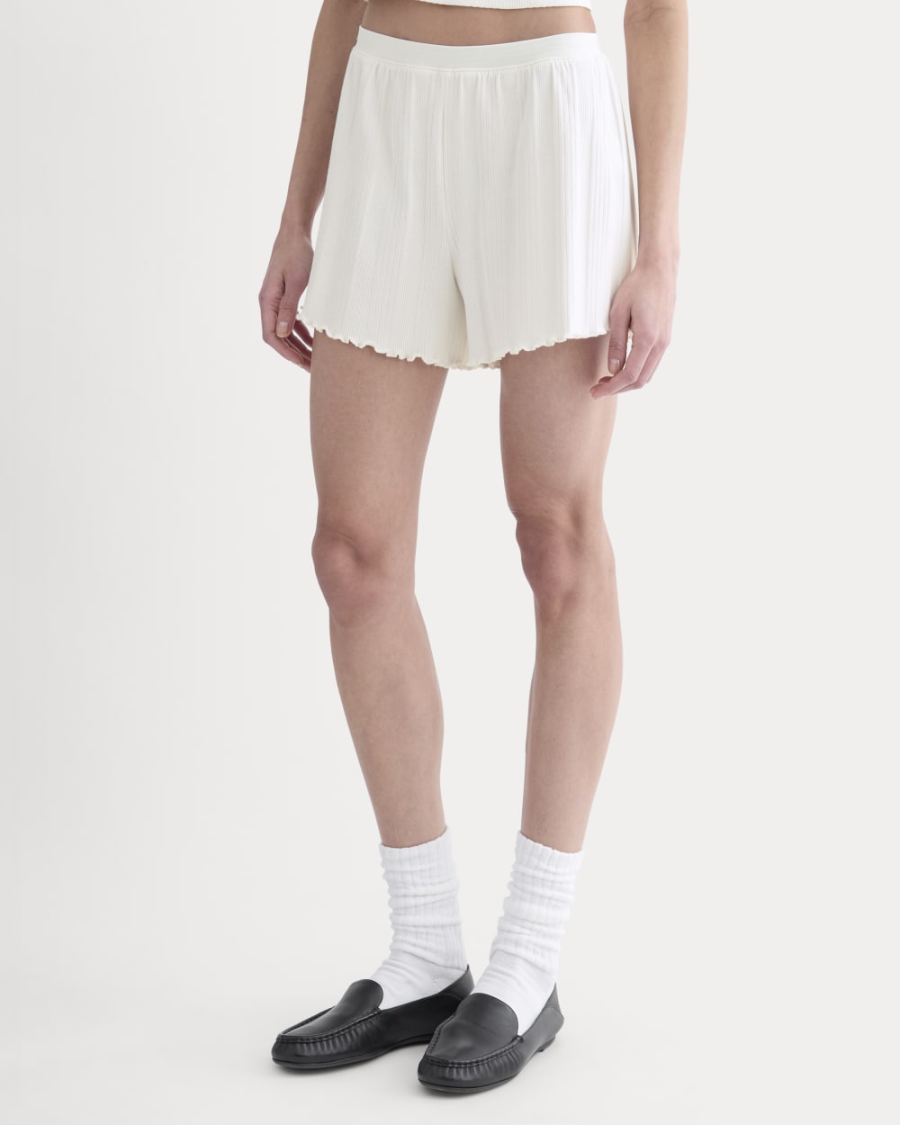Lounge Rib Short | Bone - Image 3