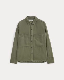 Alternative view of The Boxy Overshirt in Buttersoft | Kalamata
