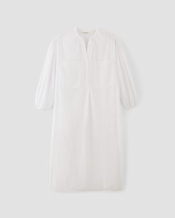 Alternative view of The Gauze Caftan Dress | White