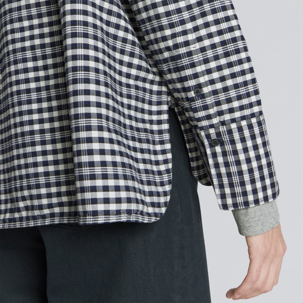 The Boxy Oxford | Ocean Cavern Plaid - Image 5
