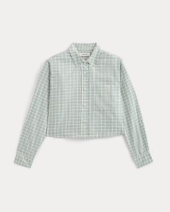 Alternative view of The Way-Short Shirt in Silky Cotton | Gray Mist