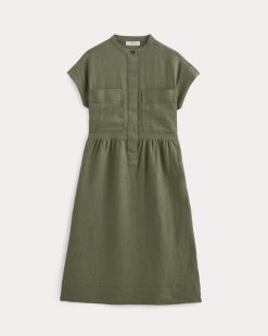 Alternative view of The Craft Dress in Linen | Kalamata