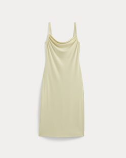 Alternative view of The Tank Midi Dress in Butterknit | Light Yellow