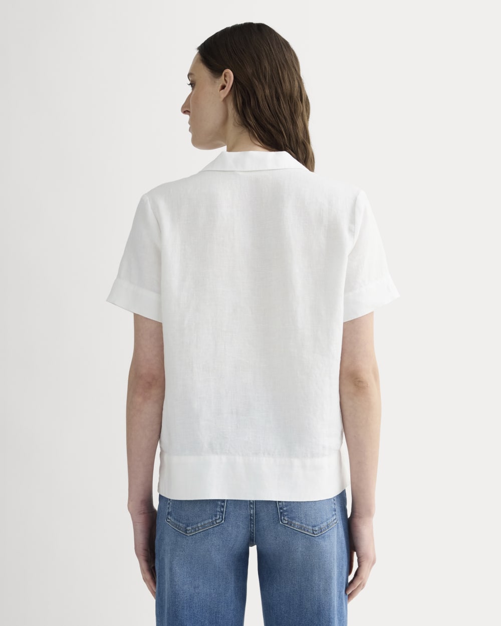 The Notch Shirt in Linen | White - Image 5
