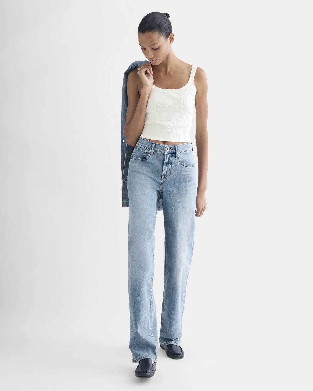 The Column Jean | Vintage Light Indigo | 31 Inseam - Image 6