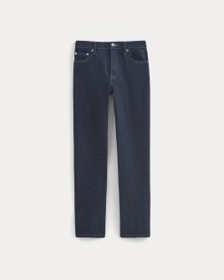 Alternative view of Low-Rise Straight Jean | Tungsten Rinse