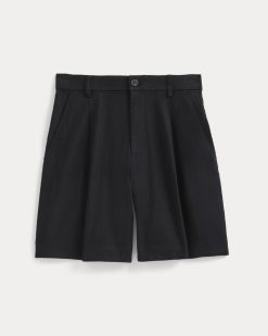 Alternative view of Tailored A-Line Short | Black