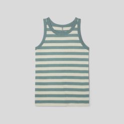 Alternative view of The Tank in Essential Cotton | Green Balsam / Seagrass