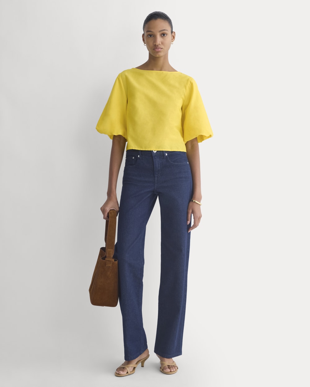 Bubble-Sleeve Top | Passion Fruit - Image 3