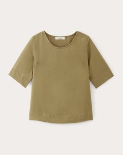 Alternative view of The Relaxed Tee in Buttersoft | Fennel Seed