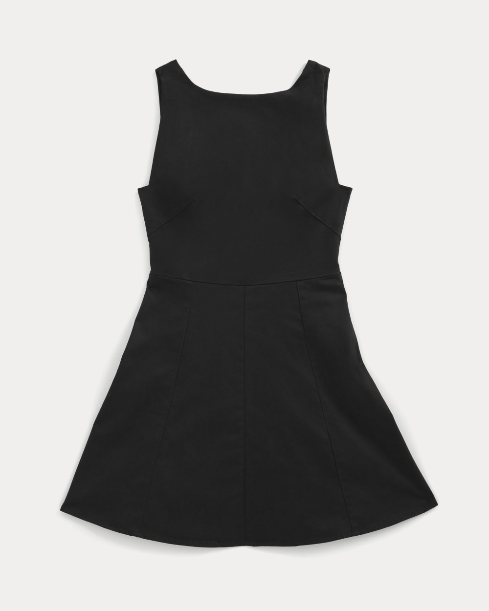 Seamed Open-Back Mini Dress | Black - Image 2
