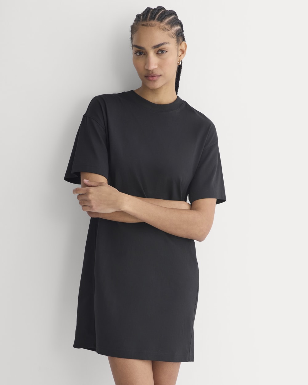 Weekend Tee Mini Dress | Black - Image 7