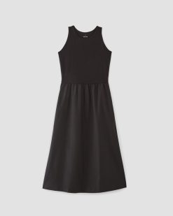 Alternative view of The Supima® High-Neck Riviera Dress | Black