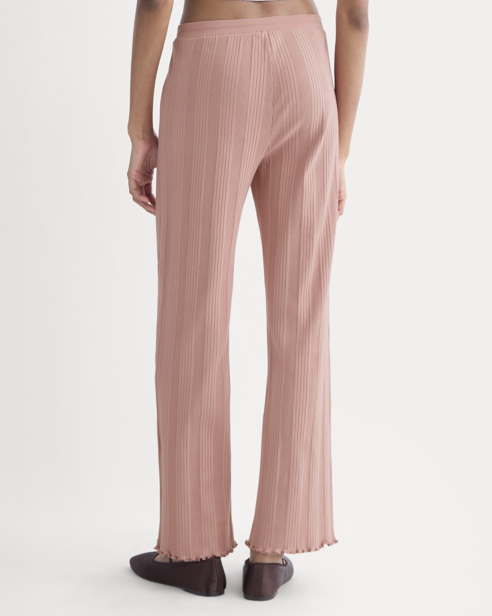 Lounge Rib Pant | Ash Rose - Image 5