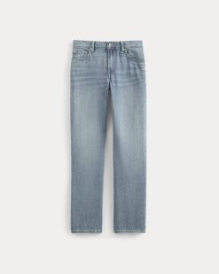 Alternative view of Low-Rise Straight Jean | Tungsten Scratch