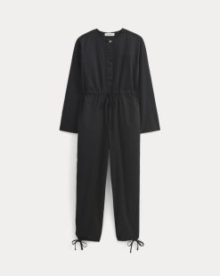 Alternative view of The Utility Drawstring Jumpsuit | Black