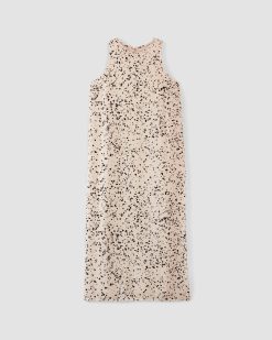 Alternative view of The Satin Racerback Slip Dress | Whisper Pink Moonsplatter
