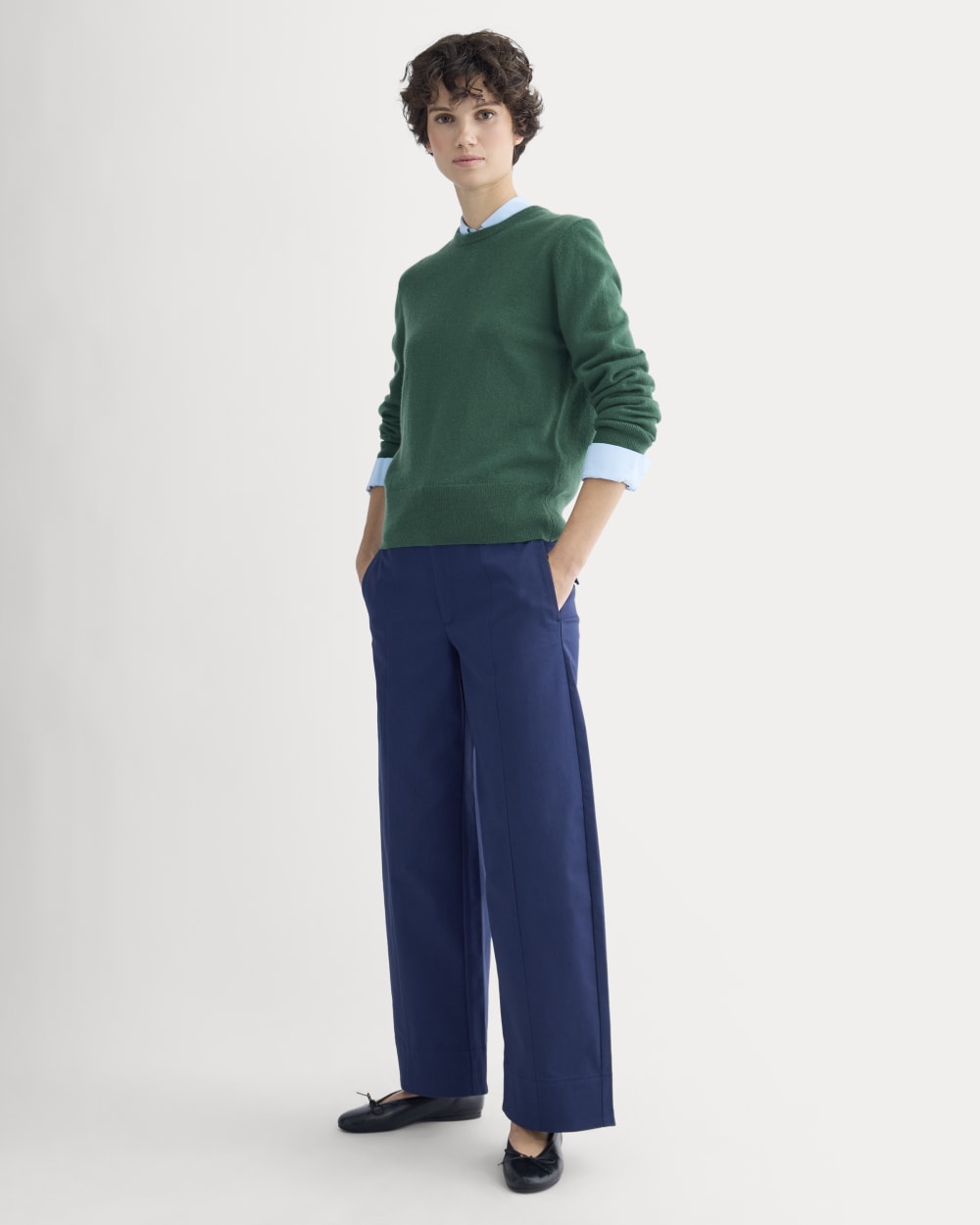 Seamed Balloon Pant | Navy - Image 4