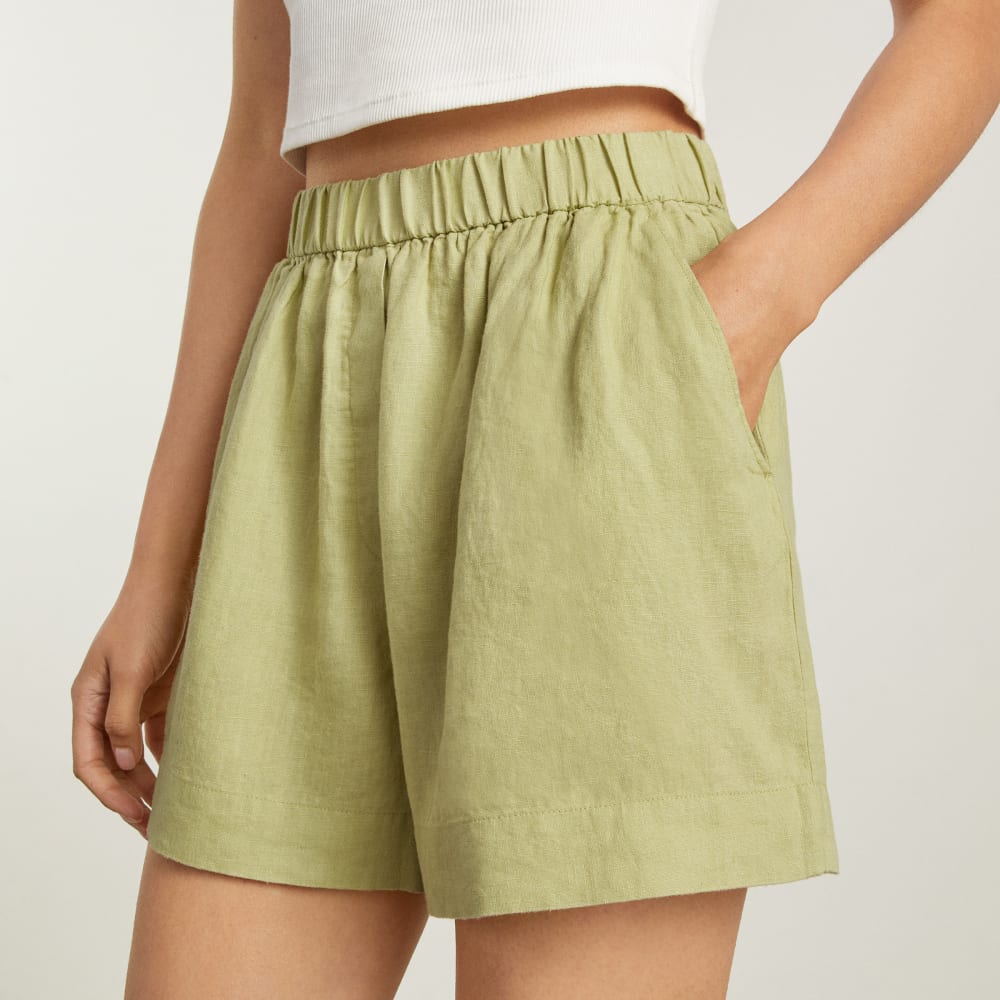 The Linen Boxer Short | Leek - Image 4