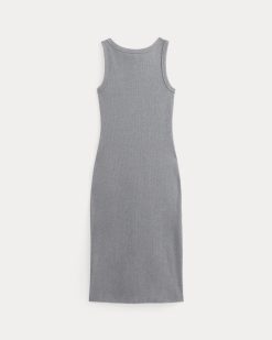 Alternative view of The Selfie Tank Dress | Mid Heather Grey