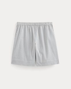 Alternative view of The Seersucker Pull-On Short | Dutch Blue / Natural