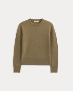 Alternative view of Cashmere Slim Crew Sweater | Toast