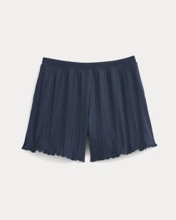 Alternative view of Lounge Rib Short | Navy