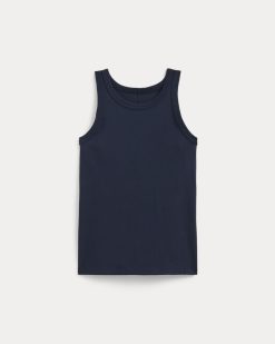 Alternative view of The Tank in Essential Cotton | Navy