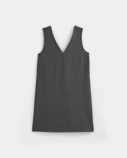 Alternative view of Ponte V-Neck Mini Dress | Graphite