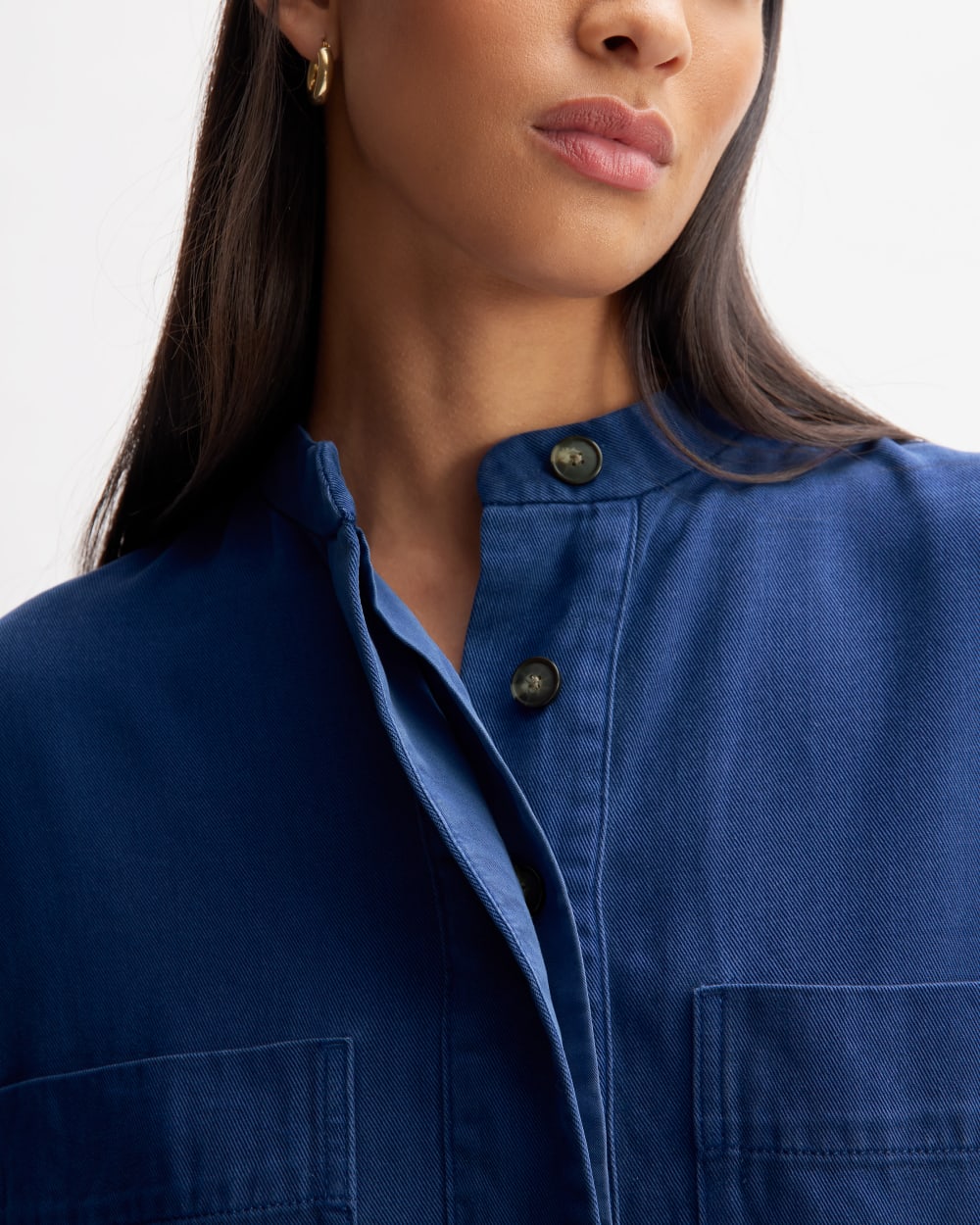 The TENCEL™ Easy Workwear Dress | Bellwether Blue - Image 3