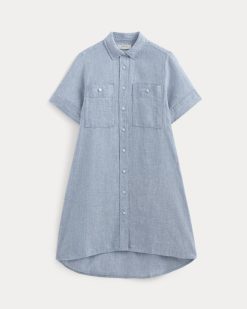 Alternative view of The Daytripper Dress in Linen | Chambray