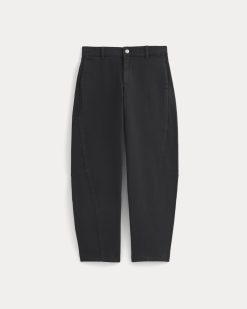 Alternative view of Twisted Seam Barrel Pant | Black