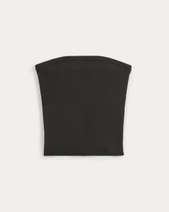 Alternative view of Knit Tube Top | Black
