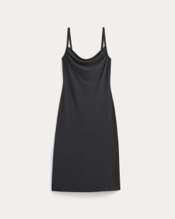 Alternative view of The Tank Midi Dress in Butterknit | Black